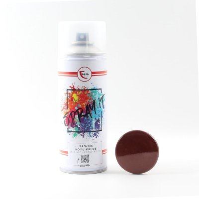 SAS 505 / Koyu Kahve Sır Altı Çini & Porselen & Seramik Spray Boya