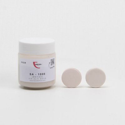 Sır Altı Seramik Boya Çini & Porselen Beyaz / Sa 1000 50 Gr.