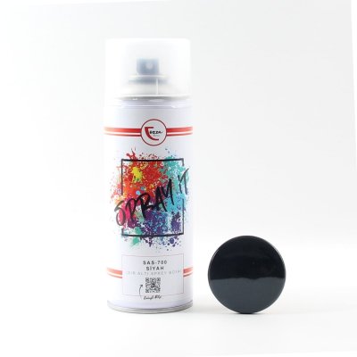 SAS 700/ Siyah Sır Altı Çini & Porselen & Seramik Spray Boya