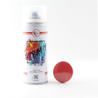 SAS 100/ Bayrak Kırmızı Sır Altı Çini & Porselen & Seramik Spray Boya