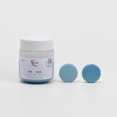 SA 400/ Sır Altı Seramik Boyası Turkuaz Mavi 50 gr.