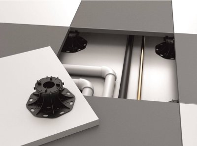 BS60-03 Yükseltilmiş Döşeme Sistemleri Seramik-Doğal Taş-Kompozit (50 mm - 75 mm)