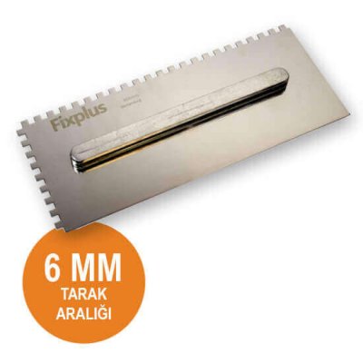 Fixplus Yedek Seramik Malası 6 mm (6x6 kare diş)