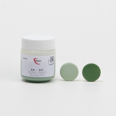 SA 301 / Çimen Yeşili Sır Altı Çini & Porselen & Seramik Boya 50 gr.